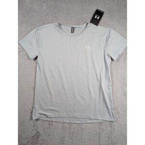 Under Armour Womens T Shirt Size XS Gray Loose Fit Active Performance Stretch